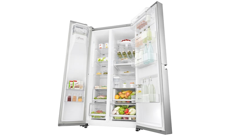LG Lodówko-zamrażarka LG Side-by-Side InstaView Door-in-Door ThinQ GSL961PZBV, GSL961PZBV