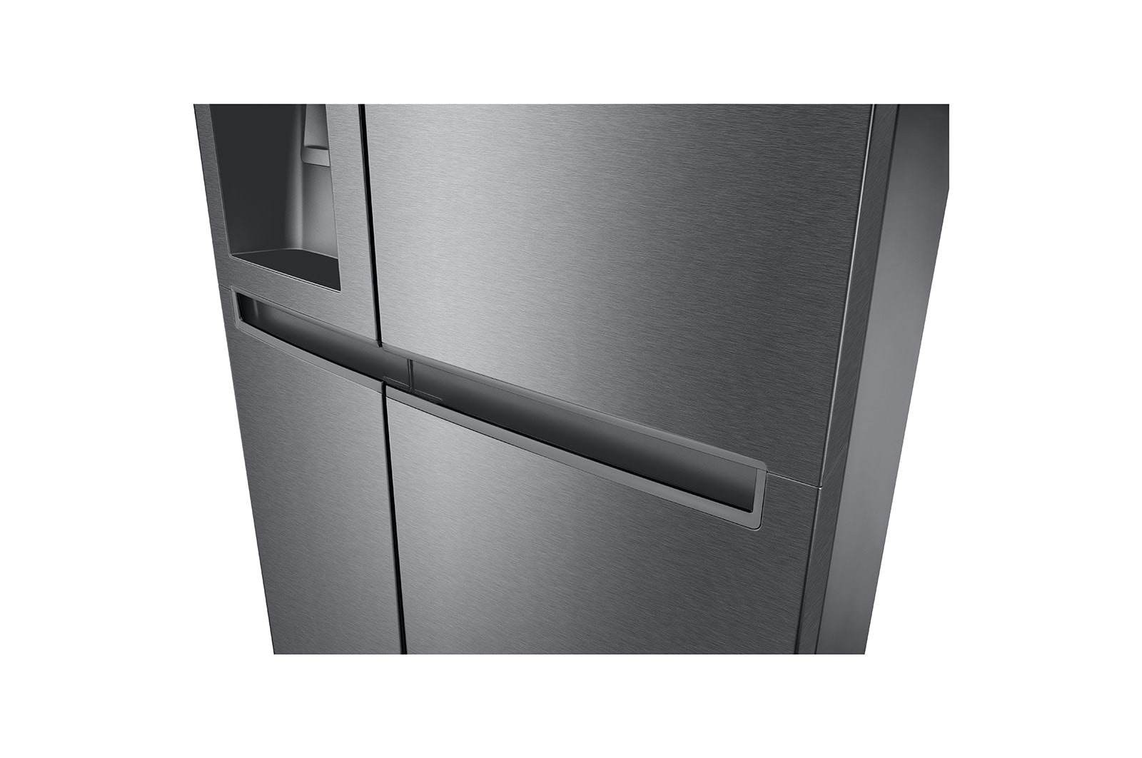 LG Lodówko-zamrażarka Side by side LG | 634 L | Ciemno srebrna | ThinQ | DoorCooling+™| klasa E | GSLV31DSXE, GSLV31DSXE