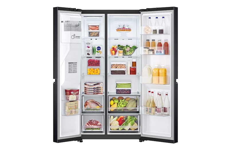 LG Lodówko-zamrażarka LG Side-by-Side ThinQ 635L GSLV70MCTM, GSLV70MCTM