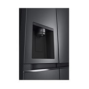 LG Lodówko-zamrażarka LG Side-by-Side | ciemny grafit mat | ThinQ  | 635L | DoorCooling+ | Total No Frost | GSLV71MCLE, GSLV71MCLE