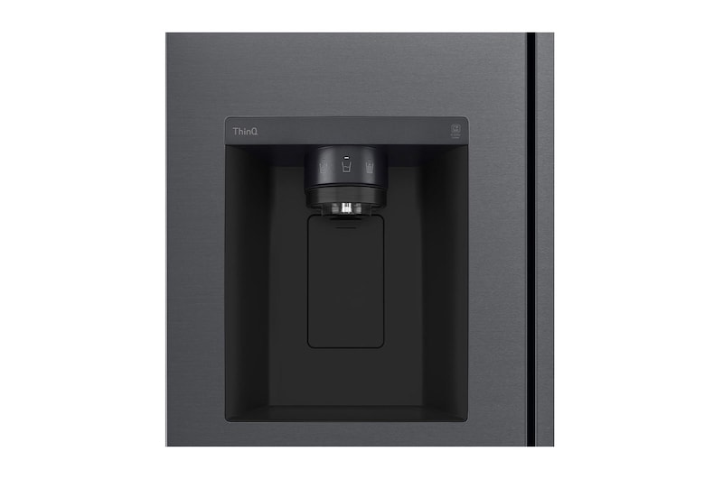 LG Lodówko-zamrażarka LG Side-by-Side | ciemny grafit mat | ThinQ  | 635L | DoorCooling+ | Total No Frost | GSLV71MCLE, GSLV71MCLE