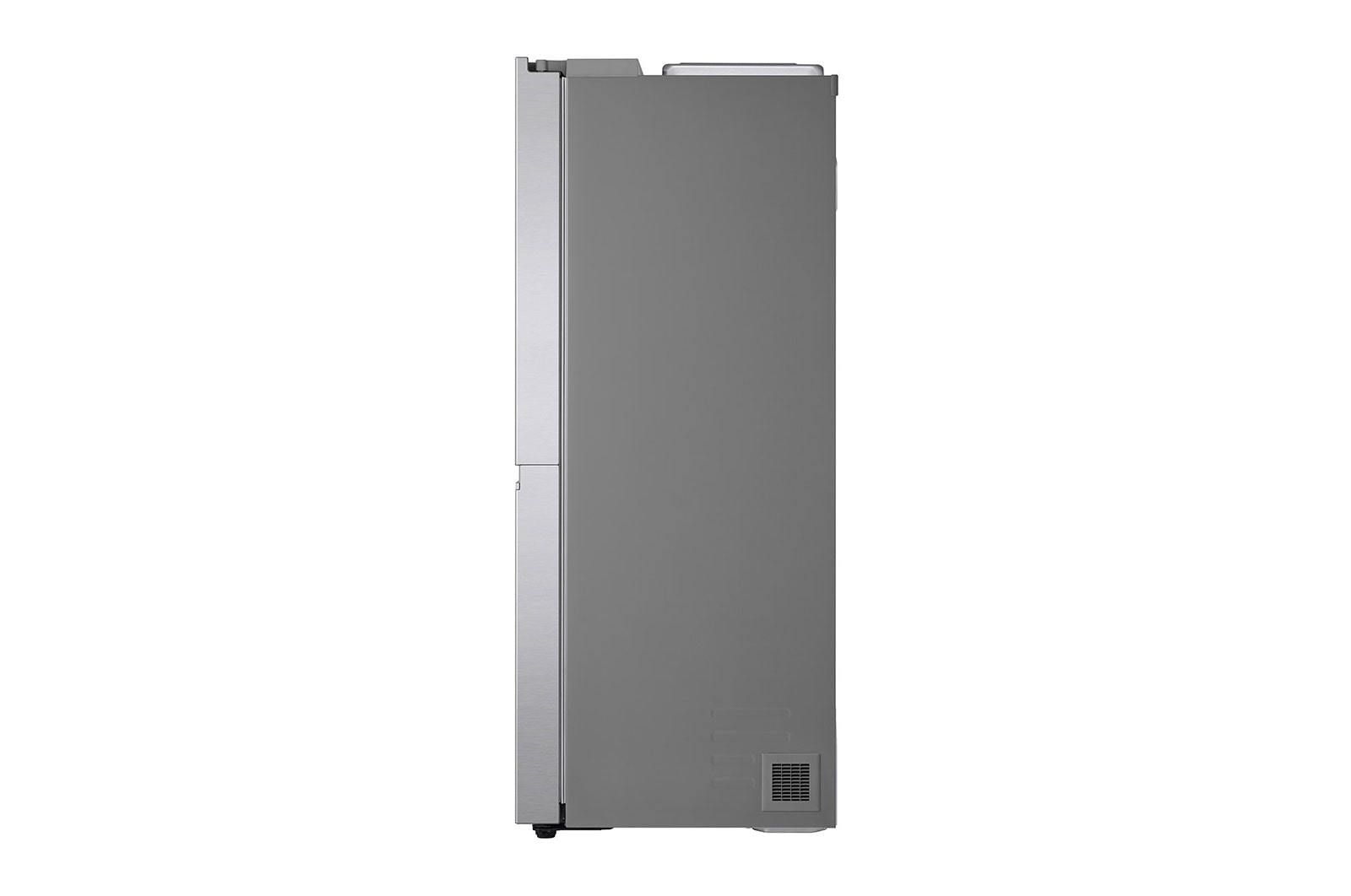 LG Lodówko-zamrażarka Side by side LG | srebrna | DoorCooling+™ | Total No Frost | ThinQ | 635L | klasa C | GSLV91MBAC, GSLV91MBAC