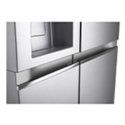 LG Lodówko-zamrażarka Side by side LG | srebrna | DoorCooling+™ | Total No Frost | ThinQ | 635L | klasa C | GSLV91MBAC, GSLV91MBAC