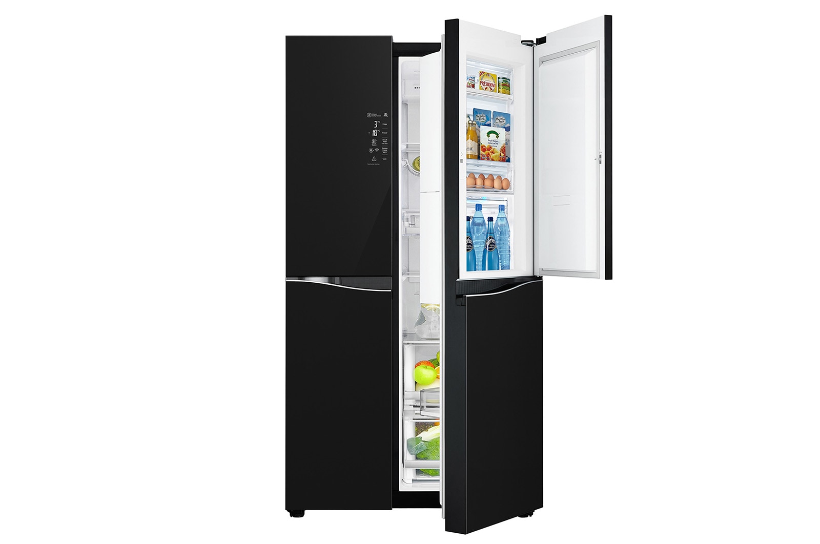 Lodówko-zamrażarka LG Side-by-Side Door-in-Door ThinQ GSM860BMAV GSM860BMAV - widok z przodu