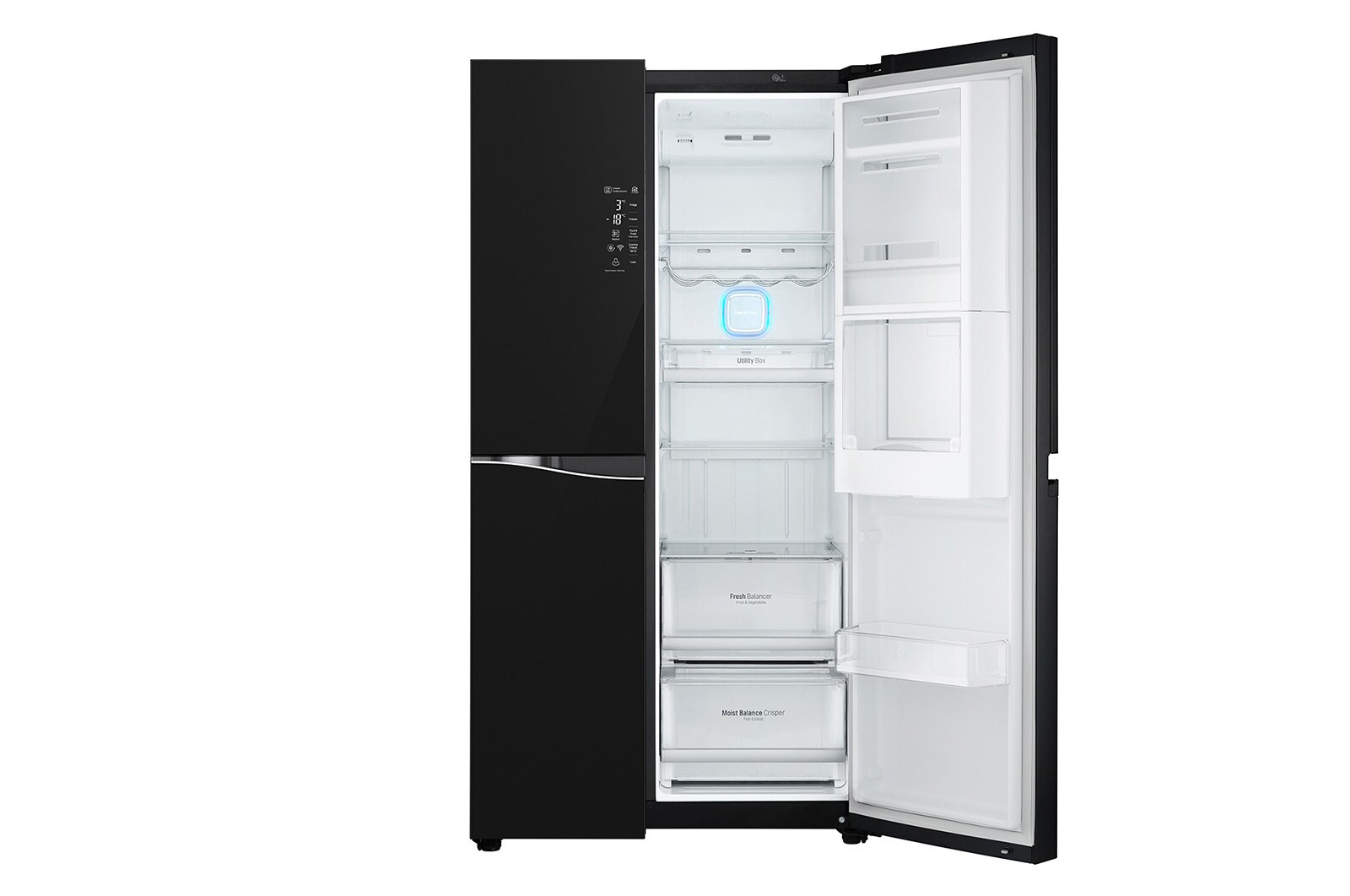 LG Lodówko-zamrażarka LG Side-by-Side Door-in-Door ThinQ GSM860BMAV, GSM860BMAV