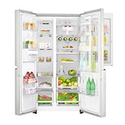 LG Lodówko-zamrażarka LG Side-by-Side Door-in-Door ThinQ GSM960NSBZ, GSM960NSBZ