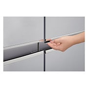 LG Lodówko-zamrażarka LG Side-by-Side Door-in-Door ThinQ GSM960NSBZ, GSM960NSBZ