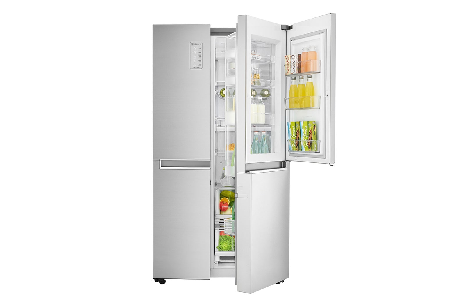 Lodówko-zamrażarka LG Side-by-Side Door-in-Door ThinQ GSM960NSBZ GSM960NSBZ - widok z przodu