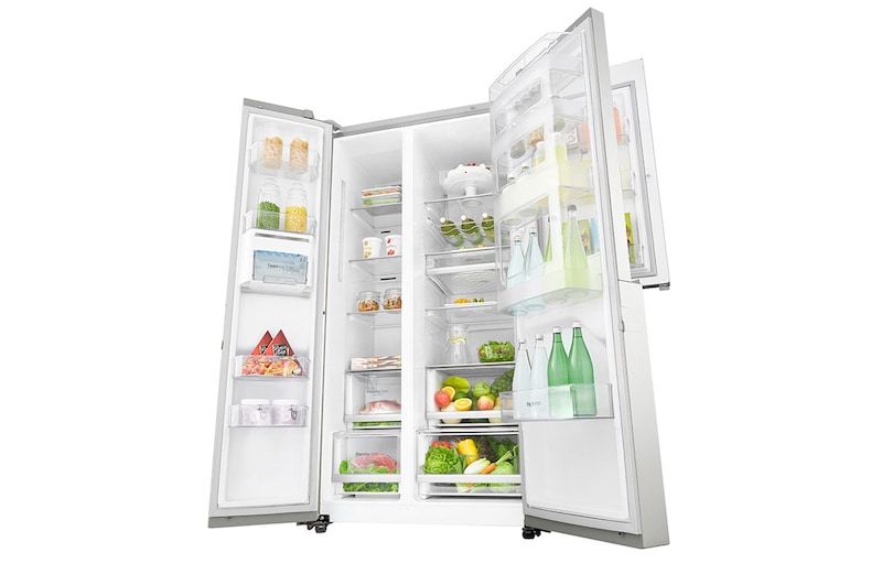 LG Lodówko-zamrażarka LG Side-by-Side Door-in-Door ThinQ GSM960NSBZ, GSM960NSBZ