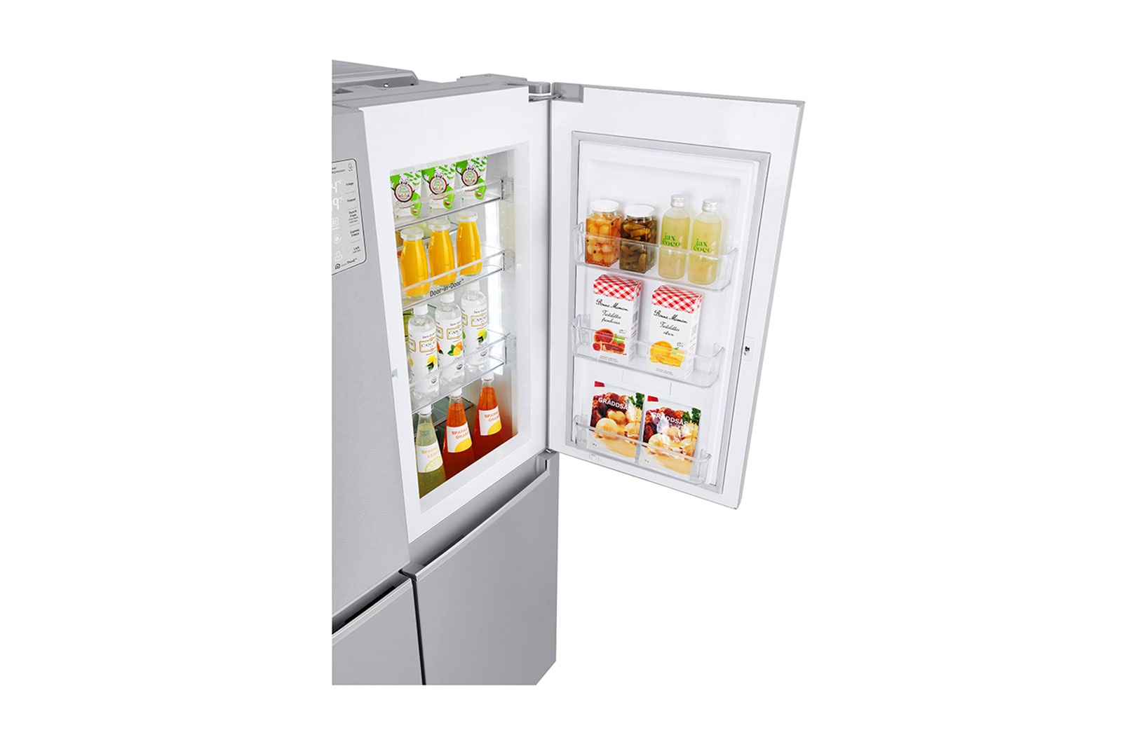 LG Lodówko-zamrażarka LG Side-by-Side Door-in-Door ThinQ GSM960NSBZ, GSM960NSBZ