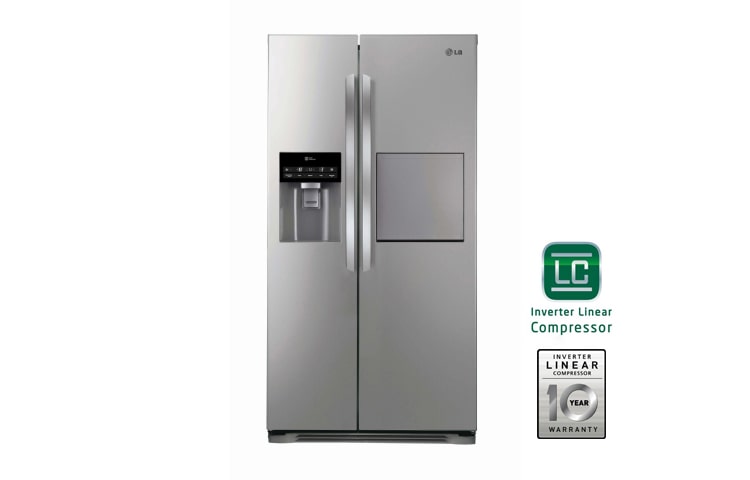 175cm | 507L |Total no Frost | Kompresor liniowy | Kostkarka automatyczna | Minibar  GSP325PVCV - widok z przodu