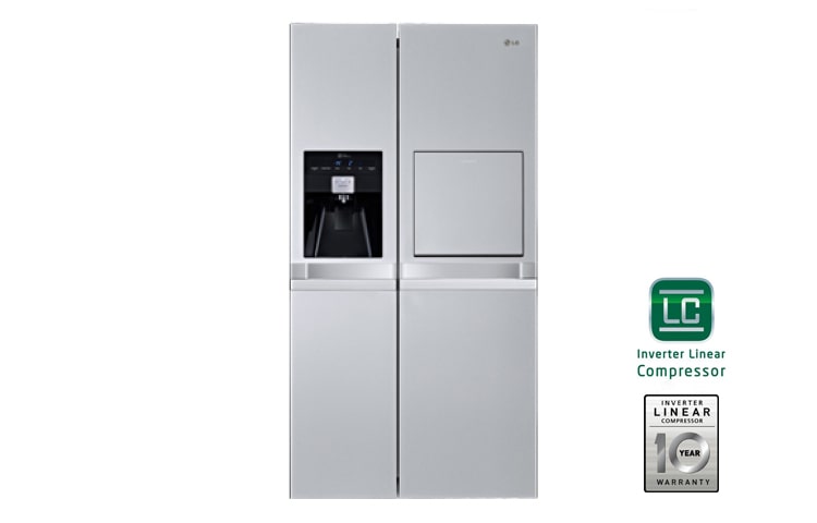 175cm | 540L | Total no Frost | Kompresor liniowy | Smart Diagnosis | Bez Hydraulika | Minibar  GSP545PVYV - widok z przodu