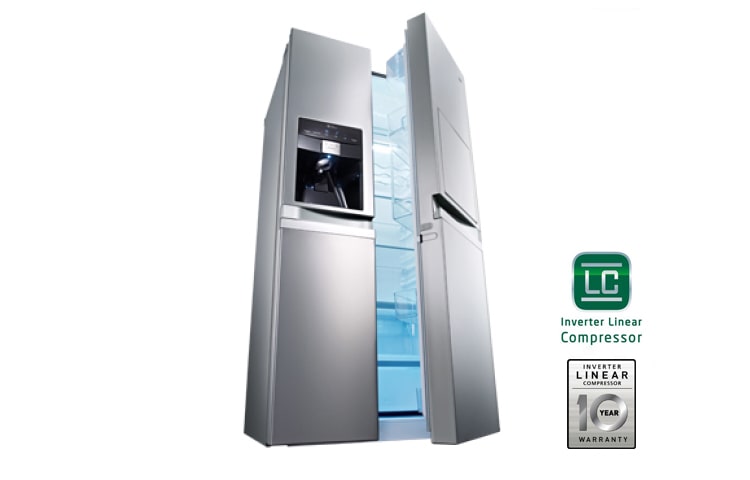 LG 175cm | 540L | Total no Frost | Kompresor liniowy | Smart Diagnosis | Bez Hydraulika | Minibar , GSP545PVYV