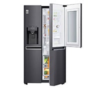 LG Lodówko-zamrażarka LG Side-by-Side InstaView Door-in-Door ThinQ GSX961MCCZ, GSX961MCCZ
