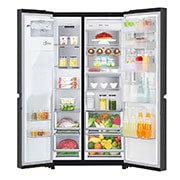 LG Lodówko-zamrażarka LG Side-by-Side InstaView Door-in-Door ThinQ GSX961MCCZ, GSX961MCCZ