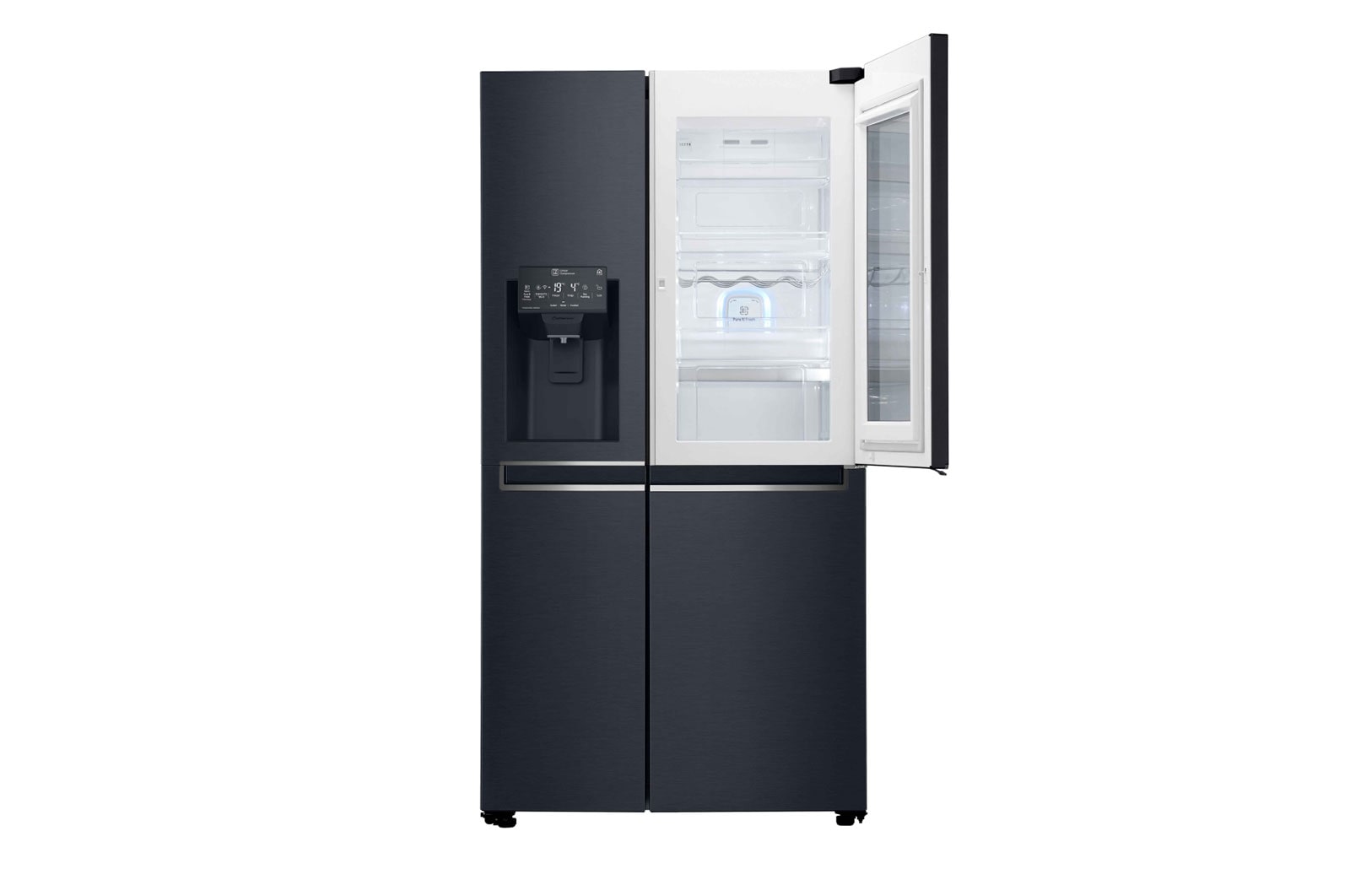 LG Lodówko-zamrażarka LG Side-by-Side InstaView Door-in-Door ThinQ GSX961MTAZ, GSX961MTAZ