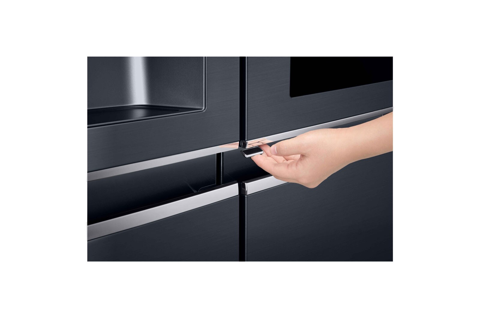 LG Lodówko-zamrażarka LG Side-by-Side InstaView Door-in-Door ThinQ GSX961MTAZ, GSX961MTAZ