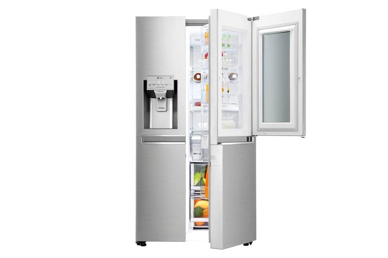 LG Lodówko-zamrażarka LG Side-by-Side InstaView Door-in-Door ThinQ 625L GSX961NSAZ, GSX961NSAZ