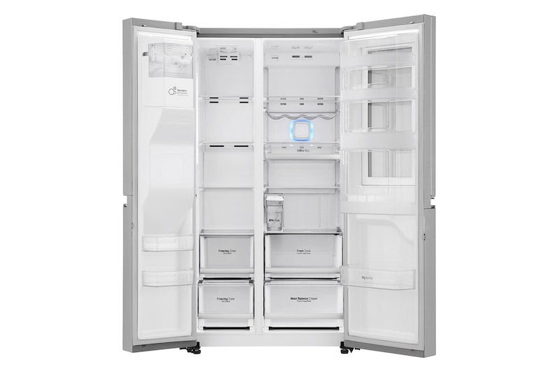 LG Lodówko-zamrażarka LG Side-by-Side InstaView Door-in-Door ThinQ 625L GSX961NSAZ, GSX961NSAZ