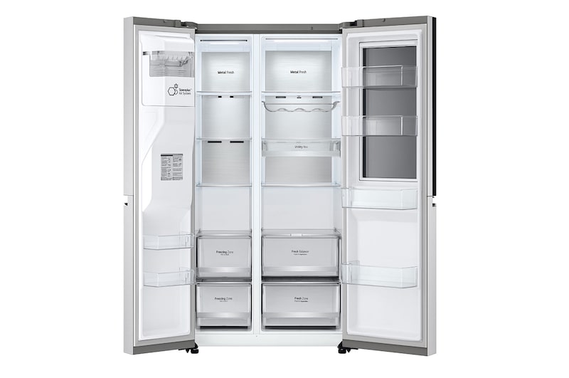 LG Lodówko-zamrażarka LG | InstaView | Side-by-Side | Door-in-Door | ThinQ | 635L | Total No Frost | GSXV90BSAE, GSXV90BSAE