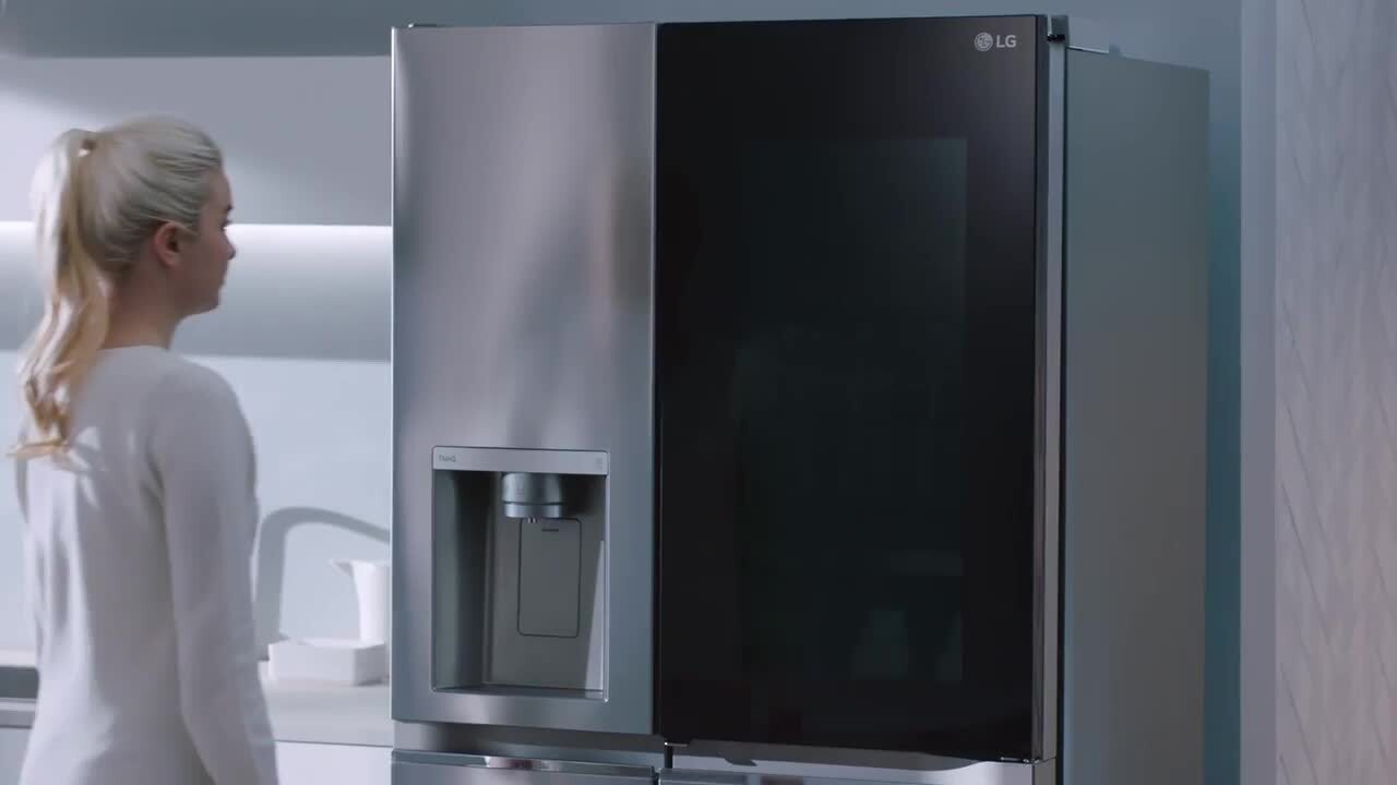 LG Lodówko-zamrażarka LG InstaView Side-by-Side Door-in-Door ThinQ 635L GSXV90MCAE, GSXV90MCAE