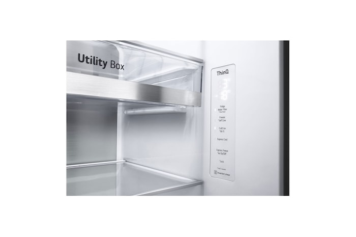 LG Lodówka Side by Side |grafitowa| GSXV90MCDE, GSXV90MCDE