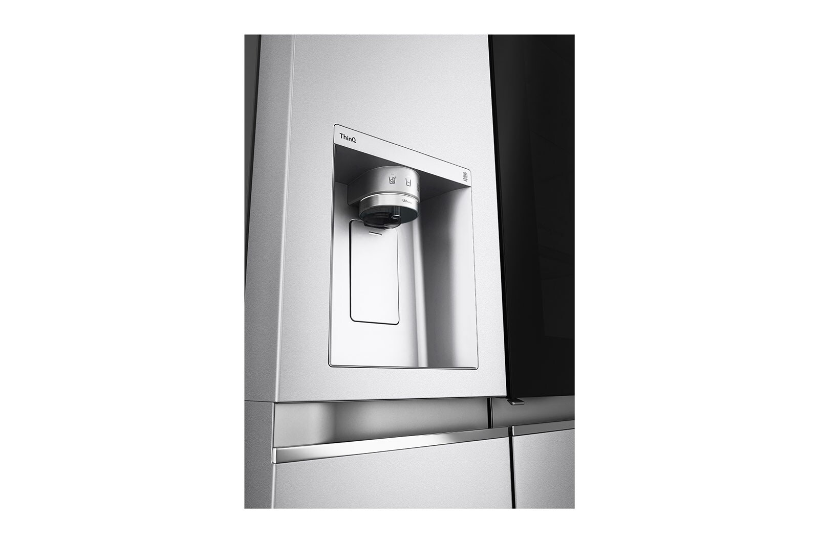 LG Lodówko-zamrażarka LG InstaView Side-by-Side Door-in-Door ThinQ 635L GSXV91MBAF, GSXV91MBAF