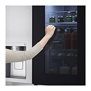 LG Lodówko-zamrażarka LG InstaView Side-by-Side Door-in-Door ThinQ 635L GSXV91MBAF, GSXV91MBAF