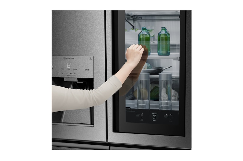 LG Lodówko-zamrażarka LG Side-by-Side InstaView Door-in-Door ThinQ 569L LSR100, LSR100