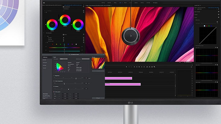 Znajdź dokładny balans kolorów, który potrzebujesz, dzięki oprogramowaniu LG Calibration Studio.