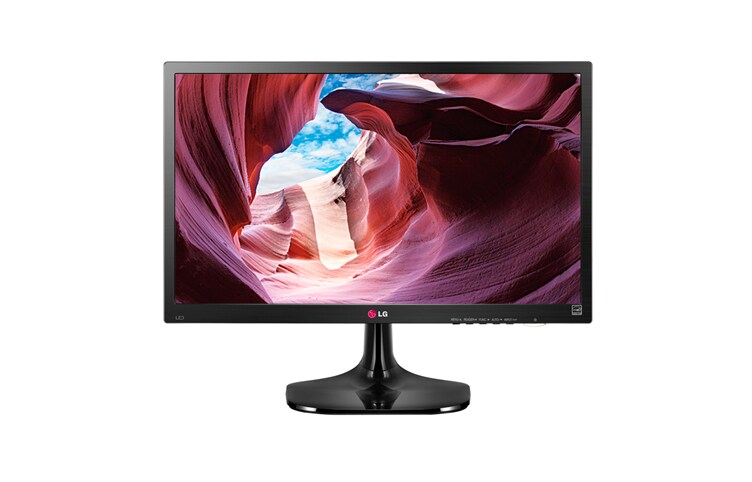 Monitor LG LED serii M45 22M45HQ - widok z przodu