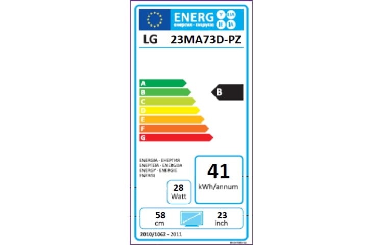 LG 23" Osobisty Telewizor LG IPS klasy Premium serii MA73, 23MA73D