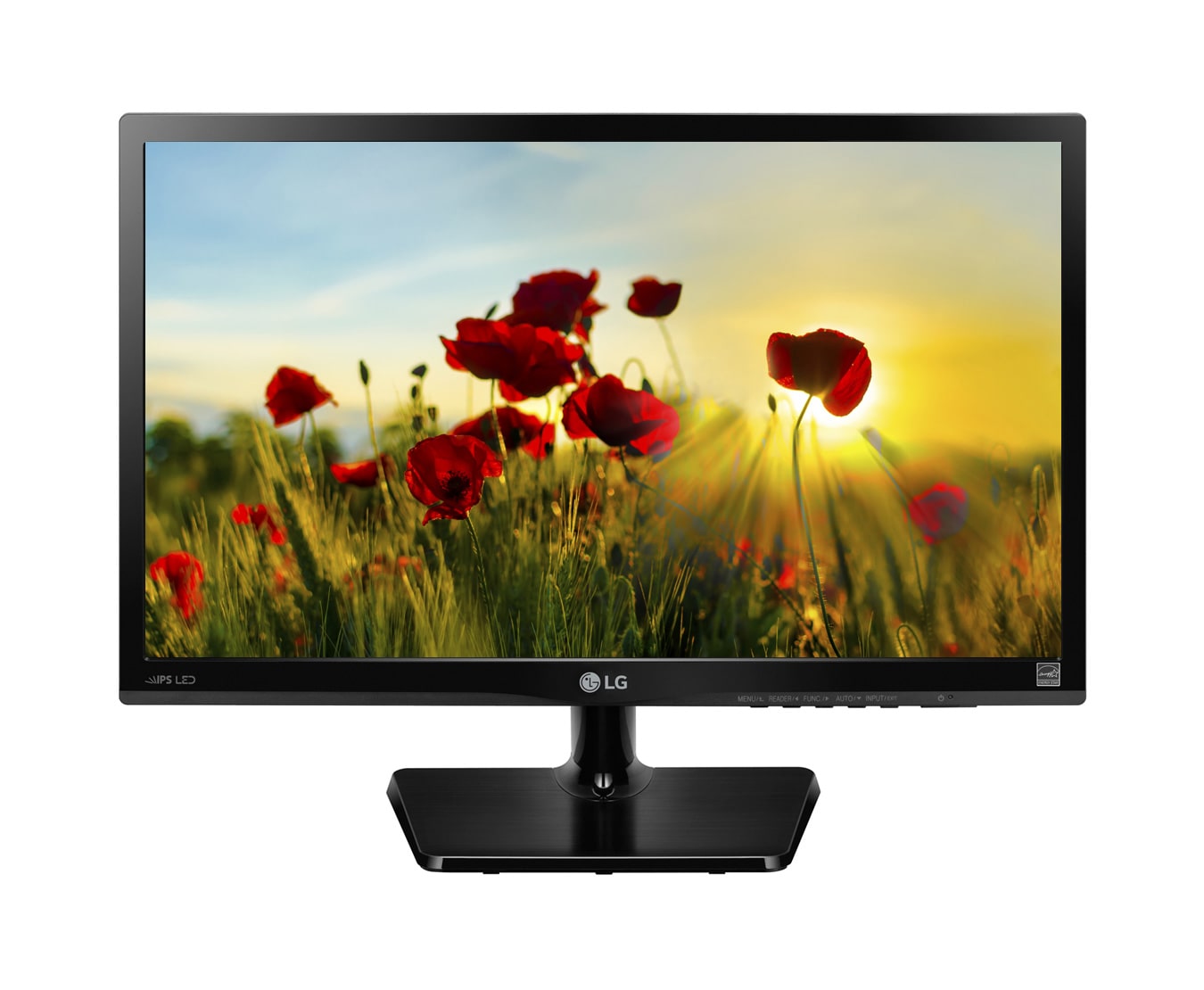 Monitor LG IPS serii MP47 23MP47HQ - widok z przodu