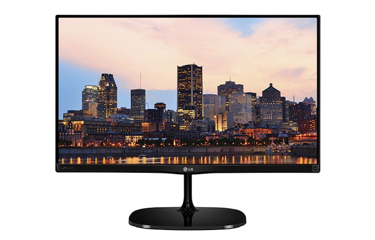 Monitor LG MP67 z panelem IPS 23MP67VQ - widok z przodu