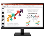 Monitor LG 24” LG LED Full HD IPS Flicker Safe 24BL650C-B 24BL650C-B - widok z przodu
