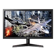 Monitor LG 23,6” UltraGear™ 1ms 144Hz 24GL600F 24GL600F-B - widok z przodu