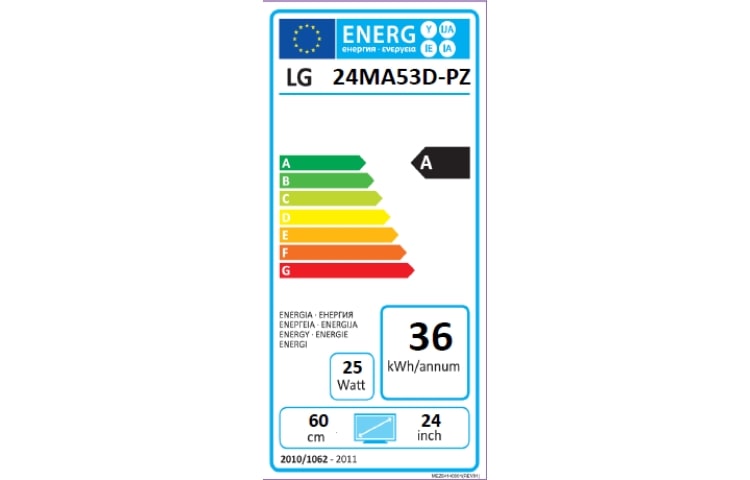 LG 24" Osobisty Telewizor LG IPS serii MA53, 24MA53D