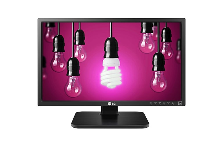 Monitor LG 23,8” Do Biura IPS 24MB37PM 24MB37PM-B - widok z przodu