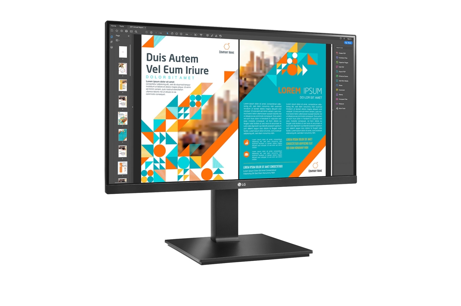 LG Monitor LG IPS 24” QHD, HDR10, 24QP550-B, 24QP550-B