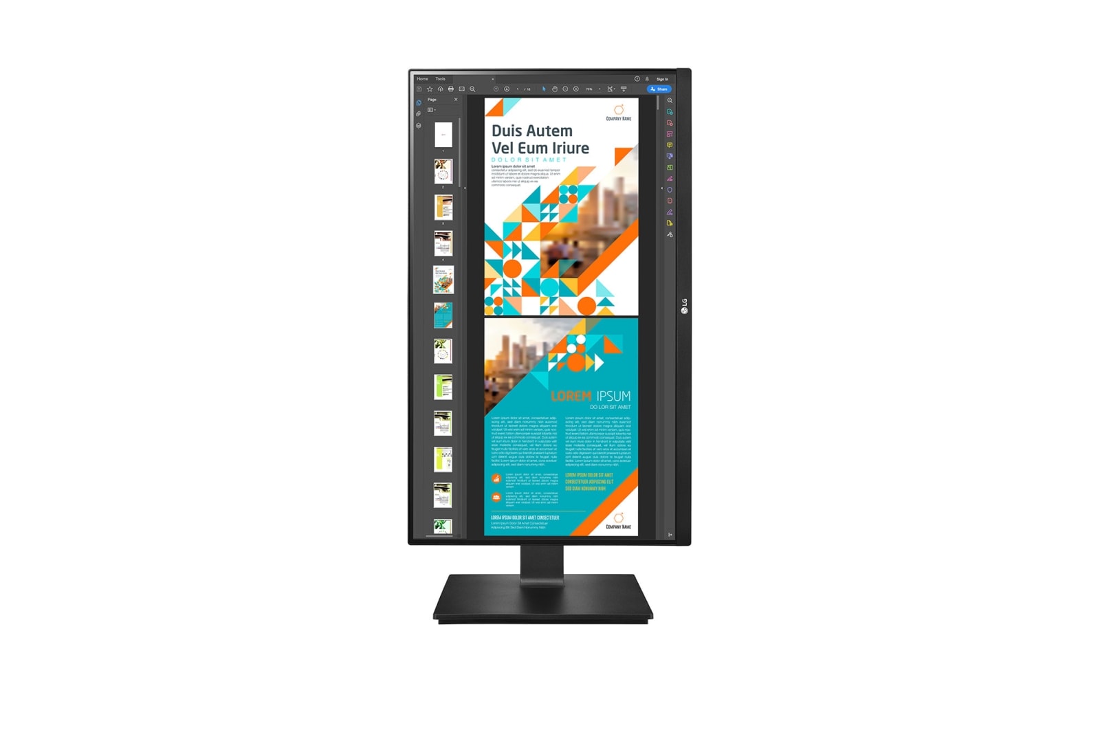 LG Monitor LG IPS 24” QHD, HDR10, 24QP550-B, 24QP550-B