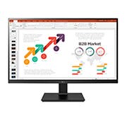 Monitor LG 27” LG LED Full HD IPS 27BL650C-B 27BL650C-B - widok z przodu