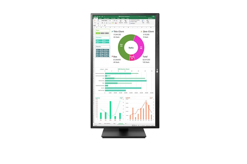 LG Monitor LG IPS Full HD 27” 27BN55UP, 27BN55UP-B