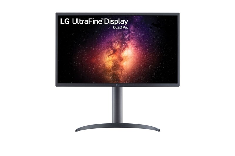 Front view of Monitor LG 27” 4K OLED z technologią Pixel Dimming i 1M : 1 współczynnikiem kontrastu 27EP950-B 27EP950-B