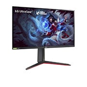 LG Monitor do gier UltraGear™ Full HD IPS 144Hz, 1 ms (GtG) o przekątnej 27” z technologią AMD FreeSync, zgodny z NVIDIA® G-SYNC®, 27GN650-B