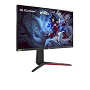 LG Monitor do gier UltraGear™ Full HD IPS 144Hz, 1 ms (GtG) o przekątnej 27” z technologią AMD FreeSync, zgodny z NVIDIA® G-SYNC®, 27GN650-B
