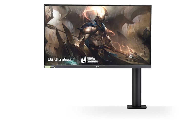 LG Monitor LG 27” UltraGear™ Nano IPS 1ms 144Hz ERGO HDR 10 27GN880, 27GN880-B