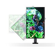 LG Monitor LG 27” UltraGear™ Nano IPS 1ms 144Hz ERGO HDR 10 27GN88A, 27GN88A-B