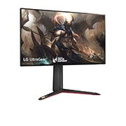LG Monitor LG UltraGear 27'' 4K Nano IPS, 144Hz, 1ms, AMD FreeSync, G-Sync compatible 27GP950, 27GP950-B