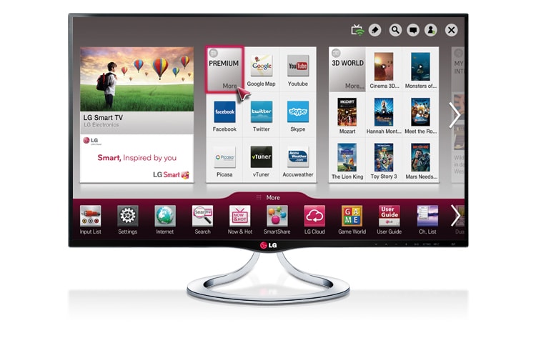 Osobisty Telewizor LG IPS serii MT93 27MT93S - widok z przodu