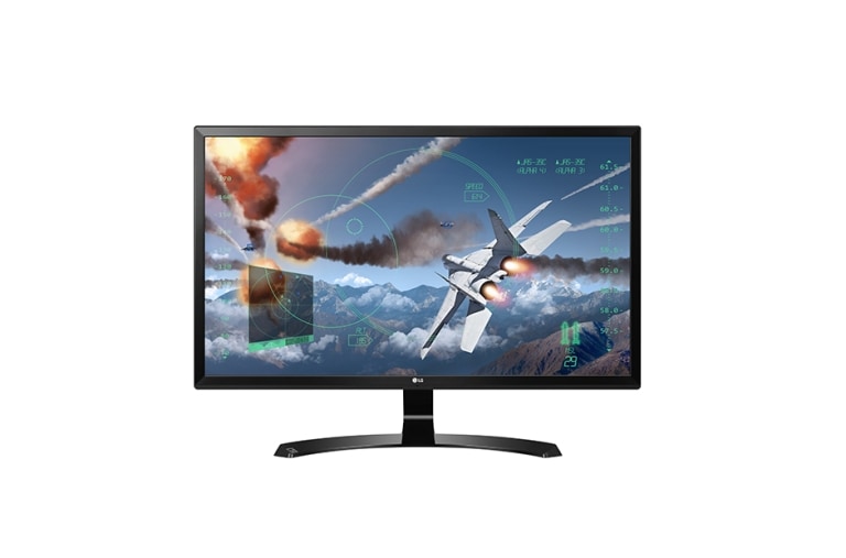 27&#34; 4K UltraHD IPS LED Monitor 27UD58-B - widok z przodu